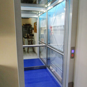 Homelift Avanza Kabine aus Edelstahl